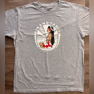 Hinano Tahiti Beer Gray T-Shirt Sz.L